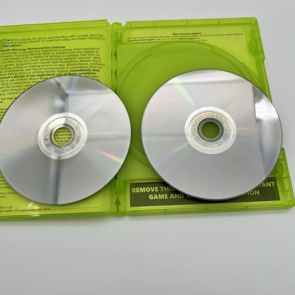 Halo 4 (Microsoft Xbox 360, 2012) 2 Disc Set No Manual